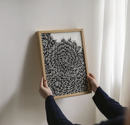 Neurografik Poster, Minimalistische geometrische Wandkunst, Wanddeko Wohnzimmer, ungerahmt, Wall Art, Wall Decor, Trendy Wall Art Prints - Hochwertiges Künstlerpapier, seidenmatt
