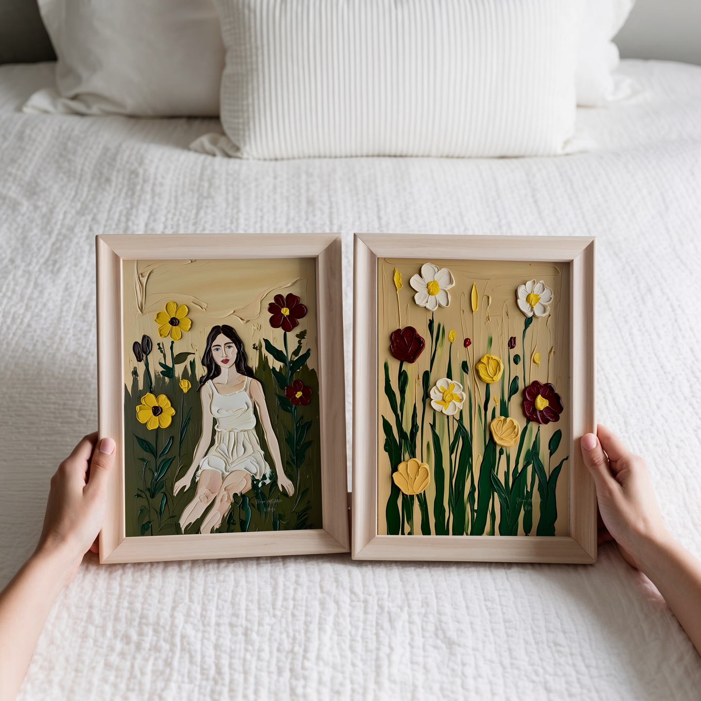 'Loving Spring' Poster,  florales Design auf hochwertigem Künstlerpapier