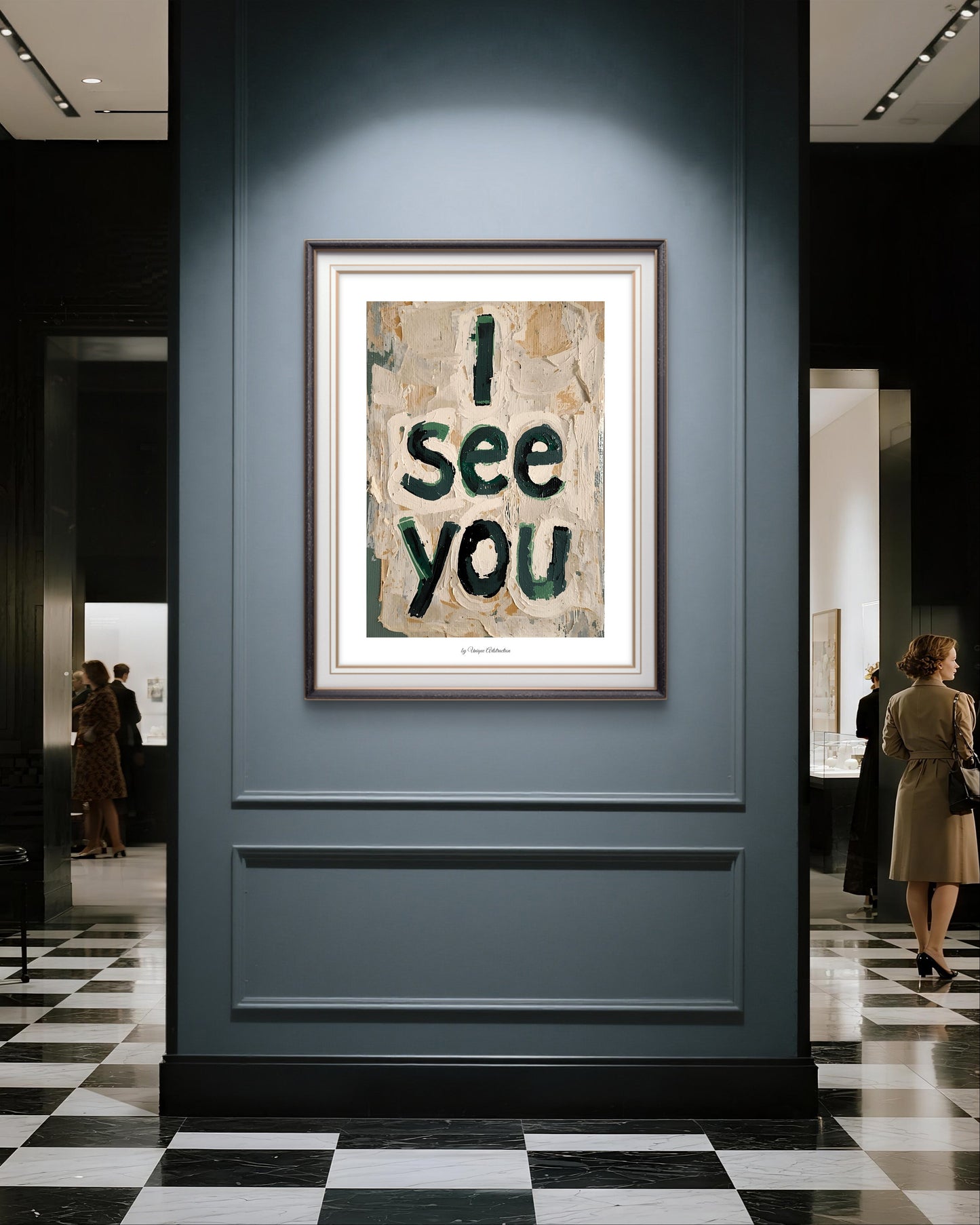 'I see you' Sprüche Poster über Wertschätzung
