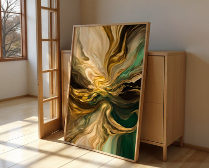 Luxury Harmony Poster, Edler Print, Elegante Wandkunst, ungerahmt - Hochwertiges Künstlerpapier, seidenmatt