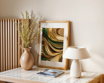 Luxury Harmony Poster, Edler Print, Elegante Wandkunst, ungerahmt - Hochwertiges Künstlerpapier, seidenmatt