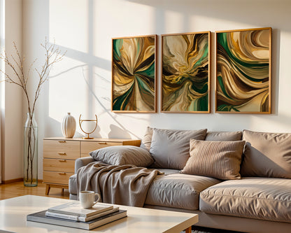 Luxury Harmony Poster, Edler Print, Elegante Wandkunst, ungerahmt - Hochwertiges Künstlerpapier, seidenmatt