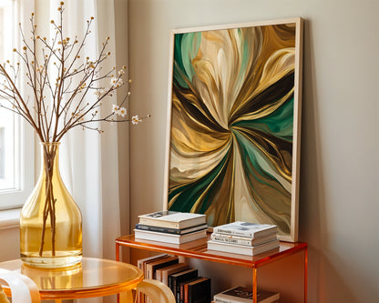 Luxury Harmony Poster, Edler Print, Elegante Wandkunst, ungerahmt - Hochwertiges Künstlerpapier, seidenmatt
