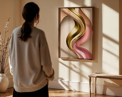 Loving Harmony Poster, Edler Print, Wandkunst, ungerahmt - Hochwertiges Künstlerpapier, seidenmatt