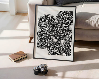 Neurografik Poster, Minimalistische geometrische Wandkunst, Wanddeko Wohnzimmer, ungerahmt, Wall Art, Wall Decor, Trendy Wall Art Prints - Hochwertiges Künstlerpapier, seidenmatt
