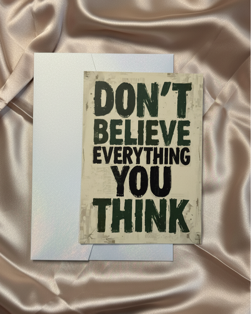 A6 Postkarten mit inspirierenden Zitaten und abstrakter Kunst – englischer spruch, inspiration, motivierende Sprüche über Leben, Achtsamkeit und Selbstreflexion. Perfekt als Geschenk oder zum Aufhängen an Pinnwand oder Kühlschrank.