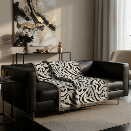 Elegante gemusterte Tagesdecke