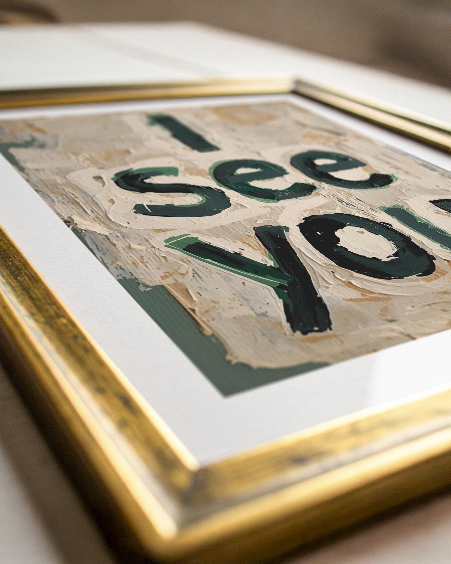 'I see you' Sprüche Poster über Wertschätzung