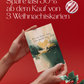 A6 Weihnachtskarten, hochwertige Weihnachtskarten zum Aufhängen oder verschenken. Kunstkarten mit inspirierenden Zitaten von Unique ArtStraction – abstrakte Kunst, liebevolle Sprüche, kleine Gesten für die Liebsten