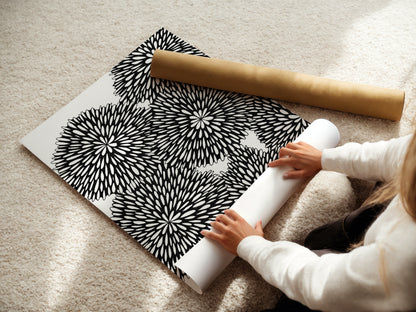 Neurografik Poster, Minimalistische geometrische Wandkunst, Wanddeko Wohnzimmer, ungerahmt, Wall Art, Wall Decor, Trendy Wall Art Prints - Hochwertiges Künstlerpapier, seidenmatt