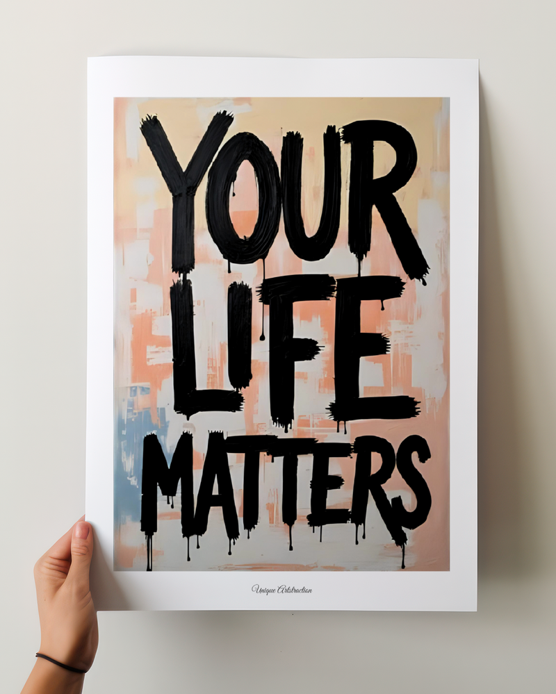 'Your life matters' Ausdrucksstarkes über Hoffnung