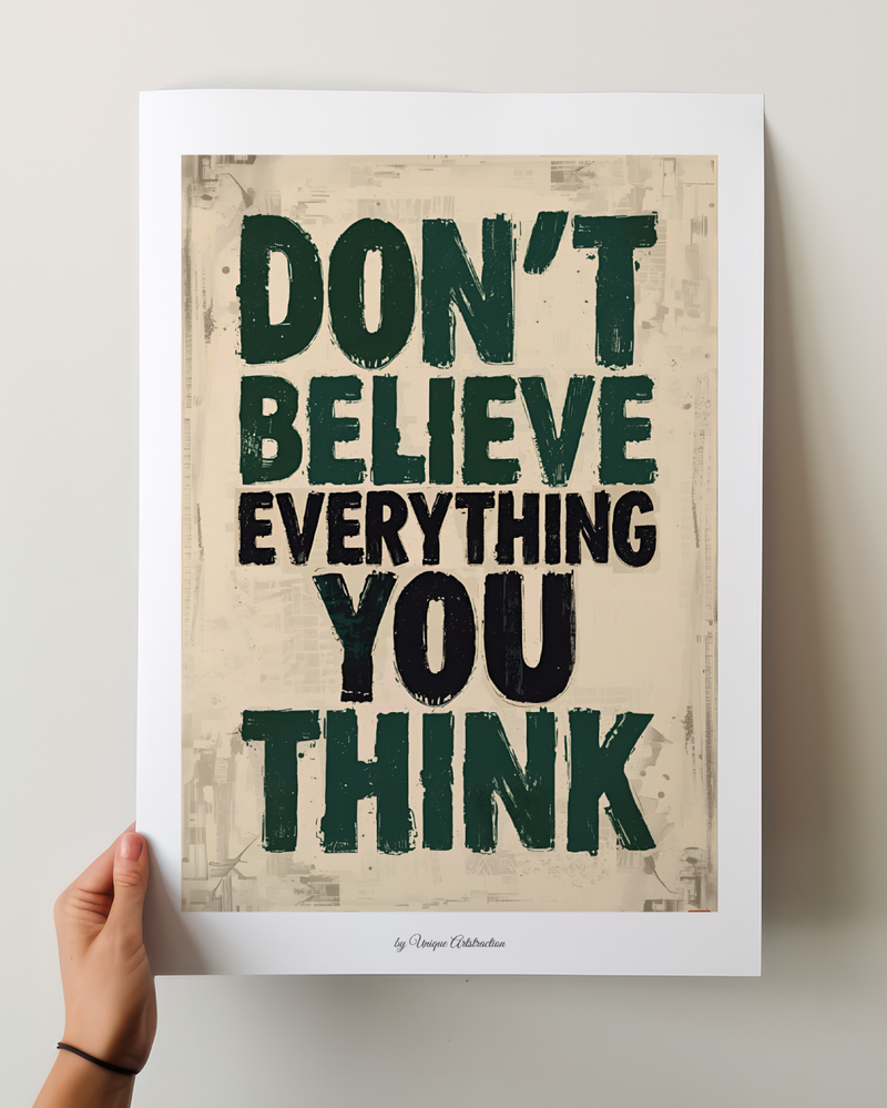 Inspirierendes Poster über Selbstreflektion