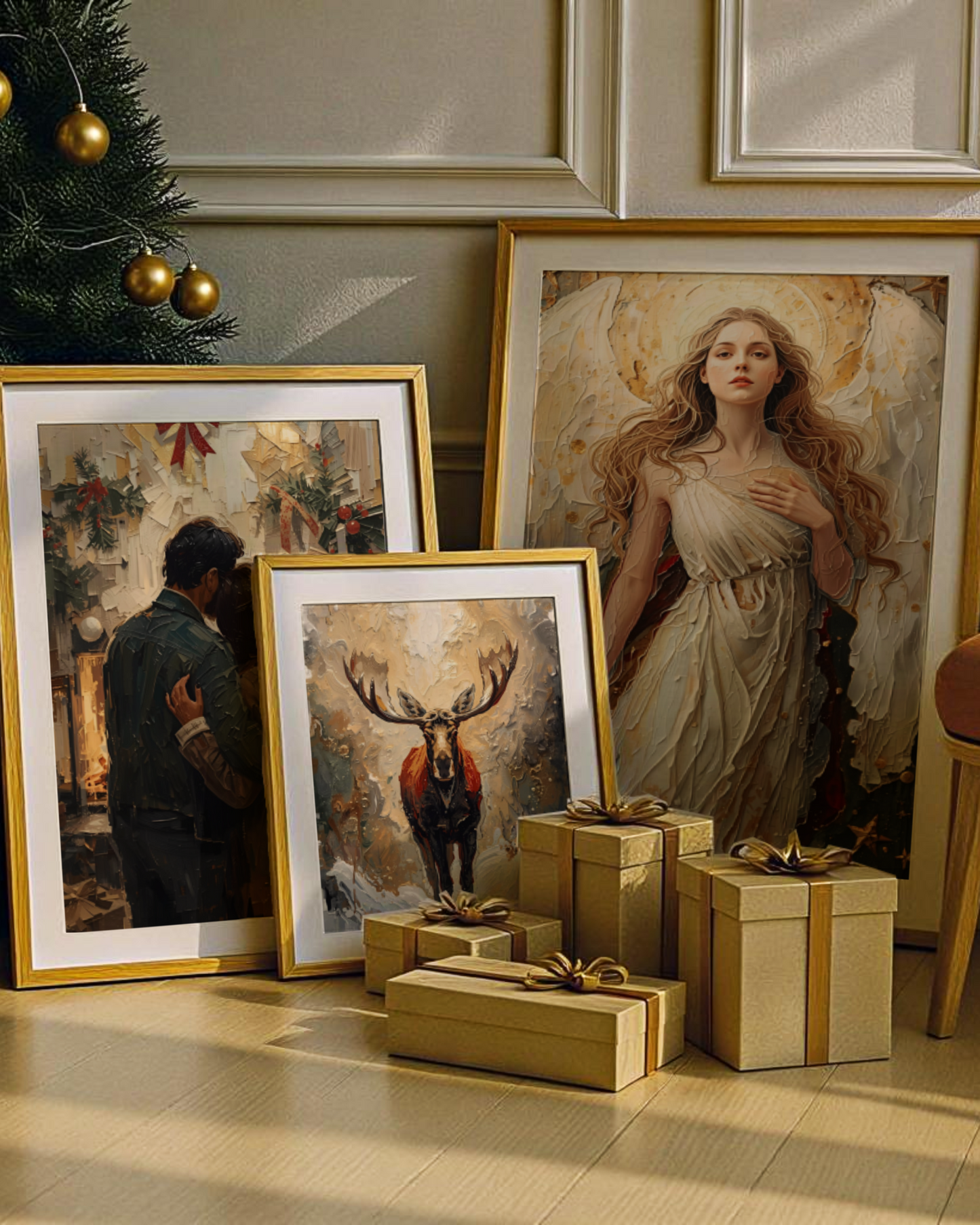 Weihnachtliche Fine Art Prints, kunstvolle festliche Poster für Weihnachten und die Winterzeit