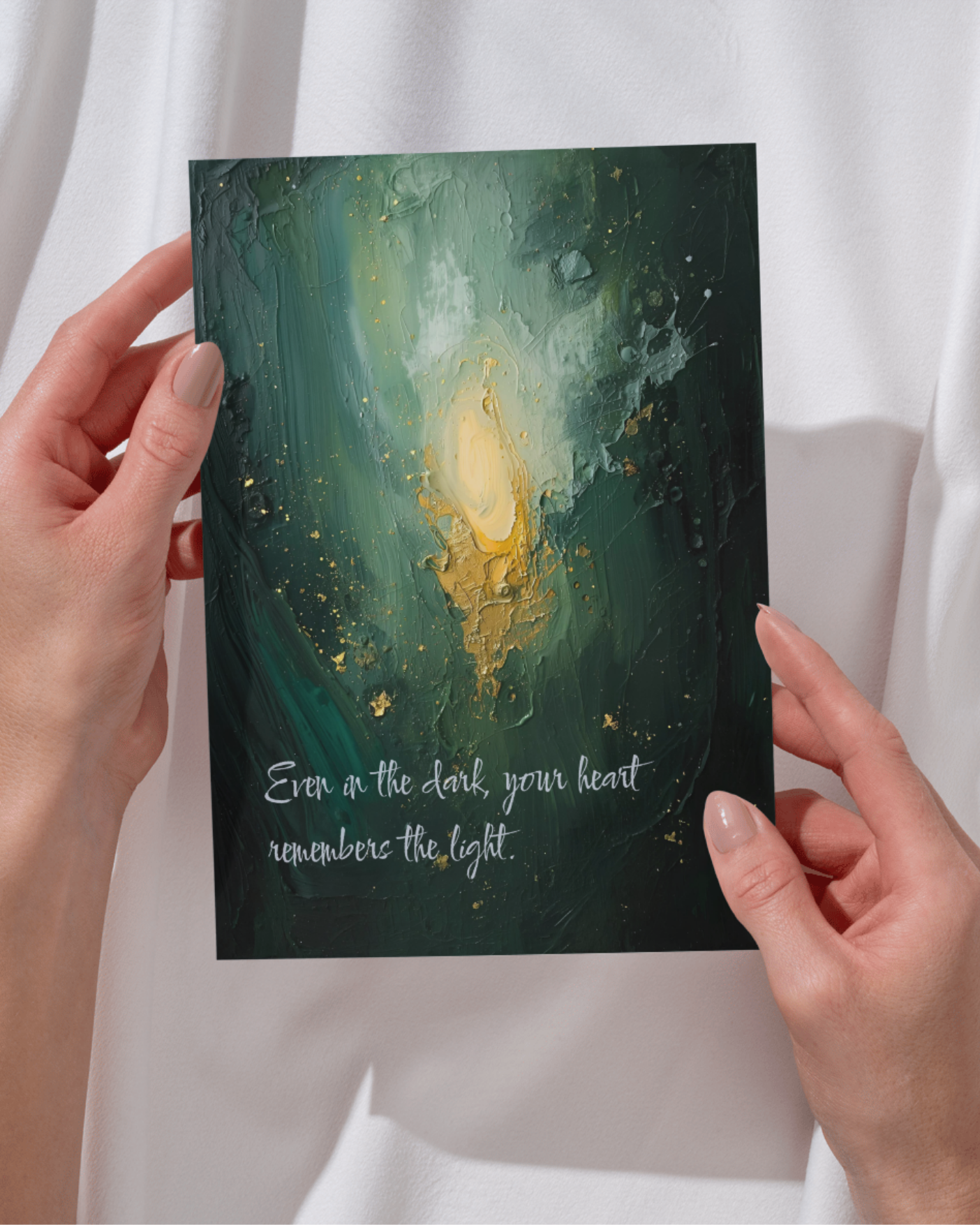 A6 Weihnachtskarten, hochwertige Weihnachtskarten zum Aufhängen oder verschenken. Kunstkarten mit inspirierenden Zitaten von Unique ArtStraction – abstrakte Kunst, liebevolle Sprüche, kleine Gesten für die Liebsten